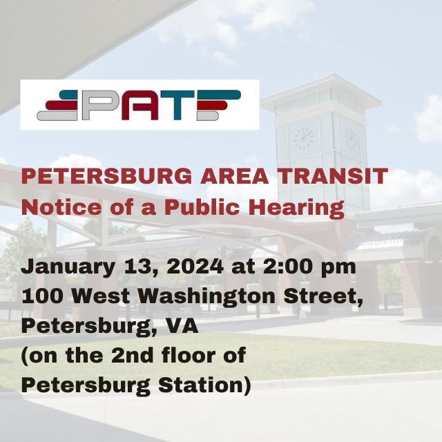 PAT HEARING PUBLIC NOTICE 640