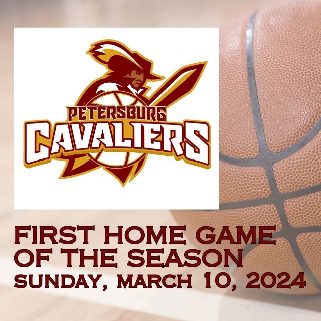 Petersburg Cavaliers First Home Game