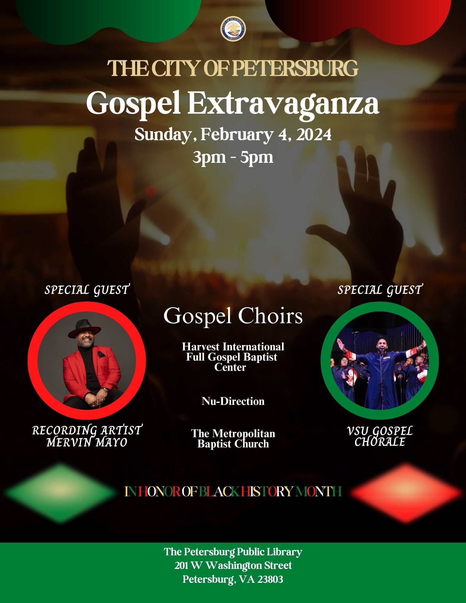 2024 Gospel Extravaganza Flyer