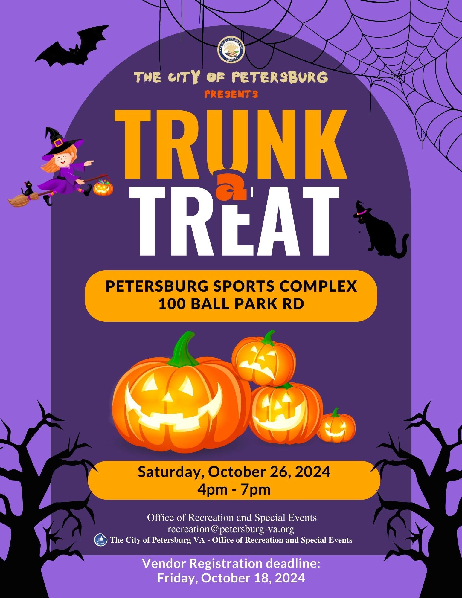 Trunk a Treat flyer