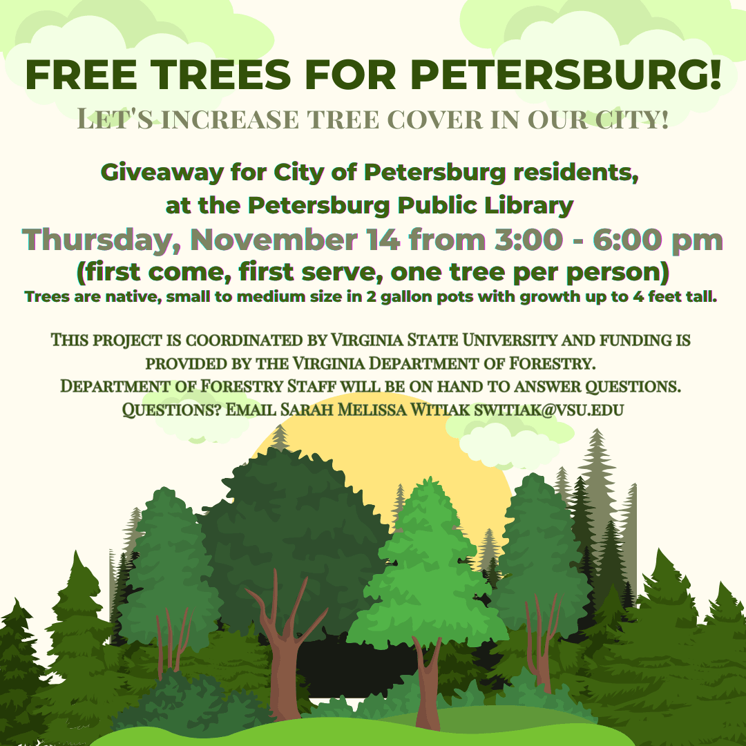 Trees Giveaway flyer