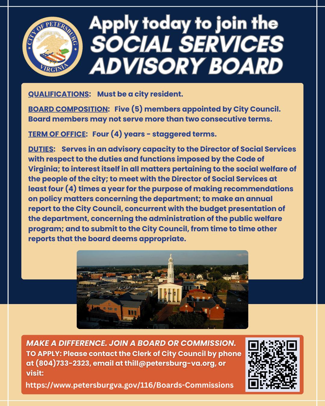 DHSS board apply flyer