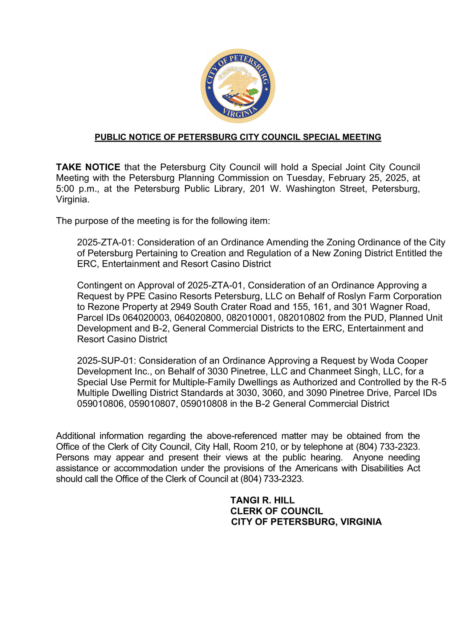 Updated Joint Meeting