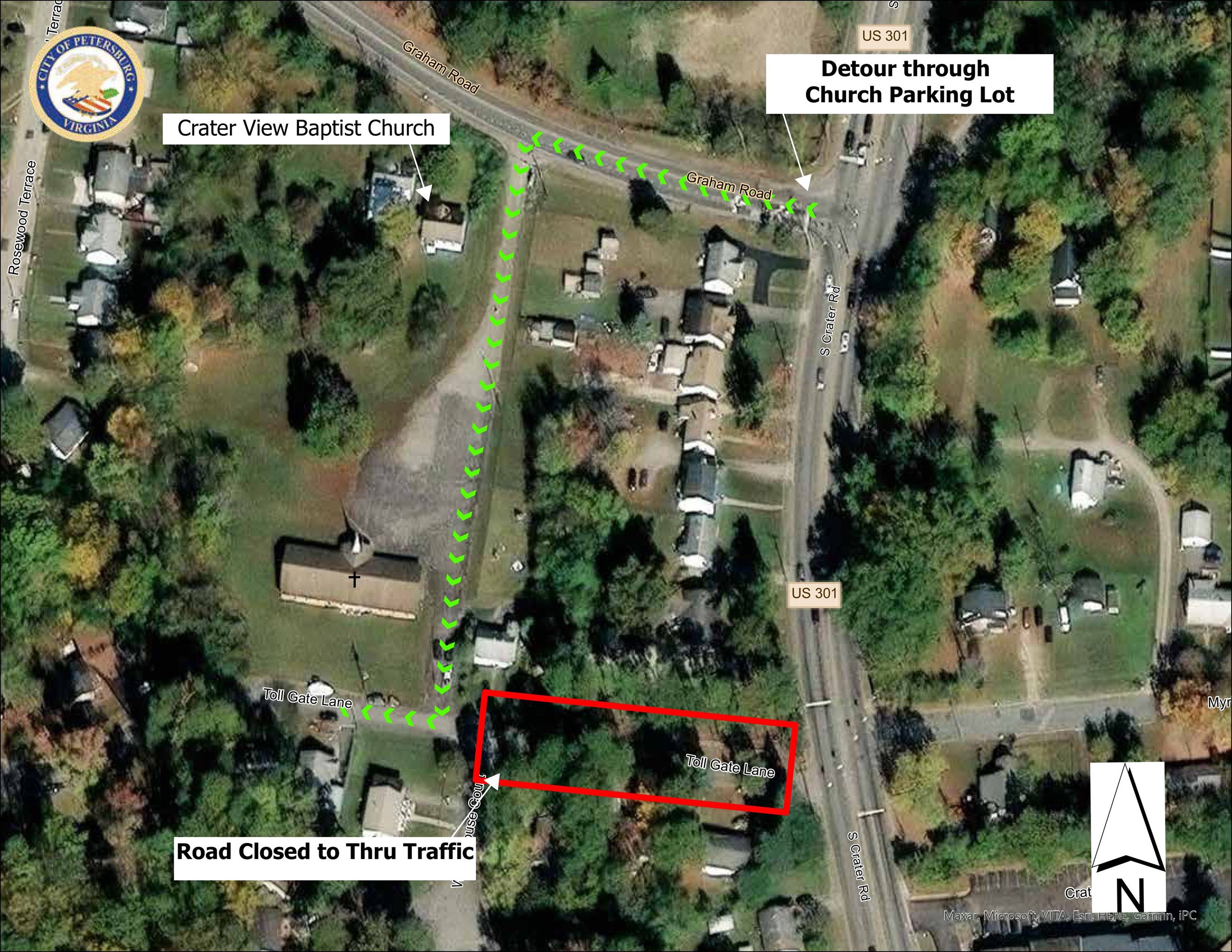 Road closure map 4 22