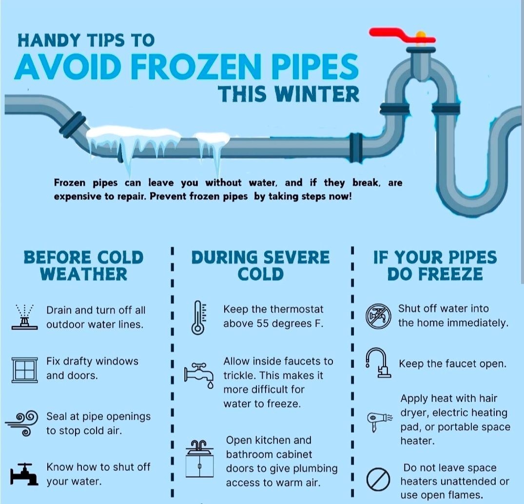 avoid frozen pipes